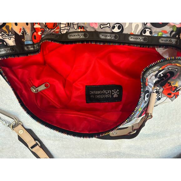 Tokidoki for LeSportsac Small Weekender Duffel Bag Inferno Rare Retired NWOT - Picture 7 of 10
